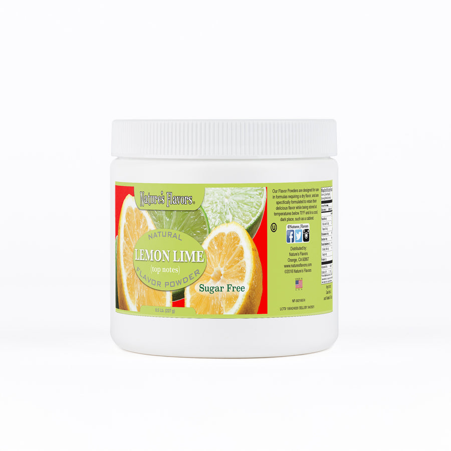 Lemon Lime Sugar Free Flavor Powder (Top Notes)