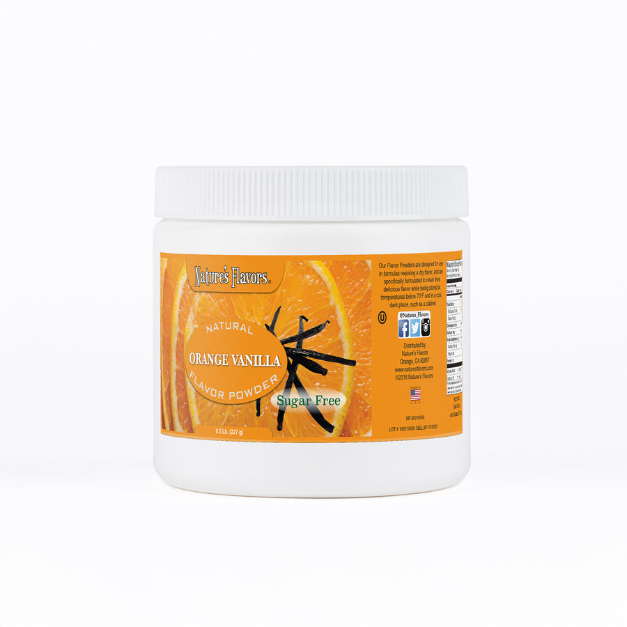 Orange Vanilla Sugar Free Flavor Powder