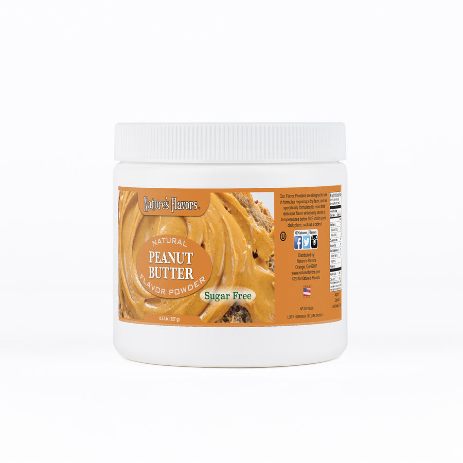 Sugar Free Peanut Butter Flavor Powder