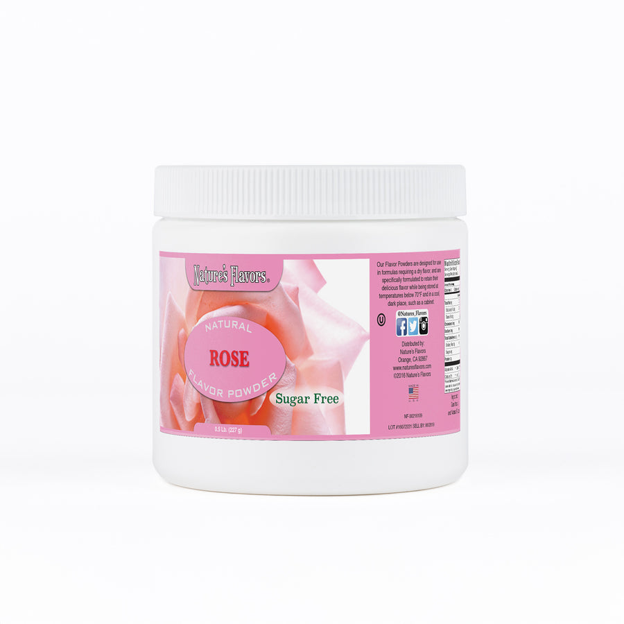 Sugar Free Rose Flavor Powder