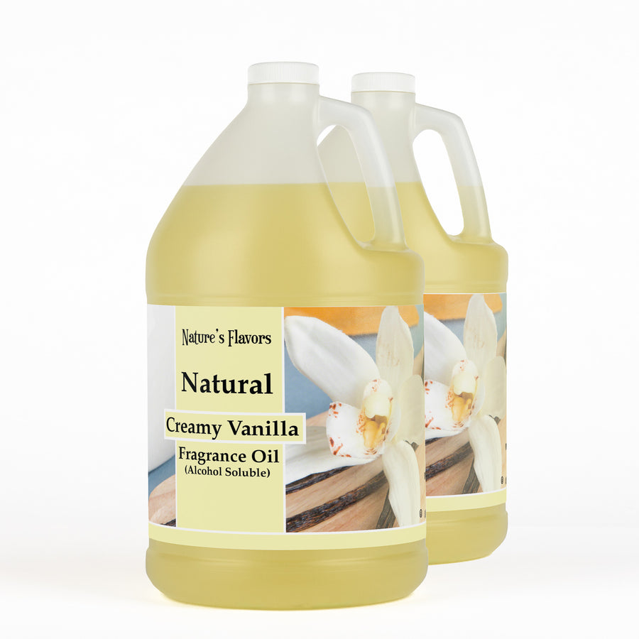 Creamy Vanilla Fragrance Oil (Alcohol Soluble)