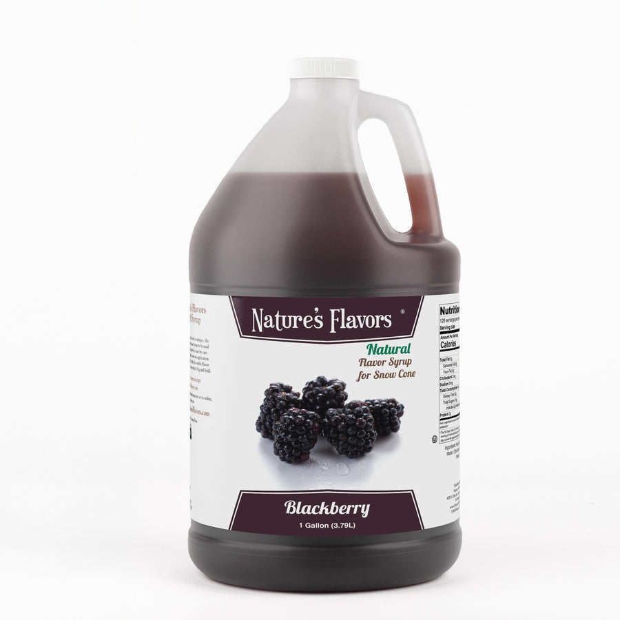Blackberry Snow Cone Syrup, Natural