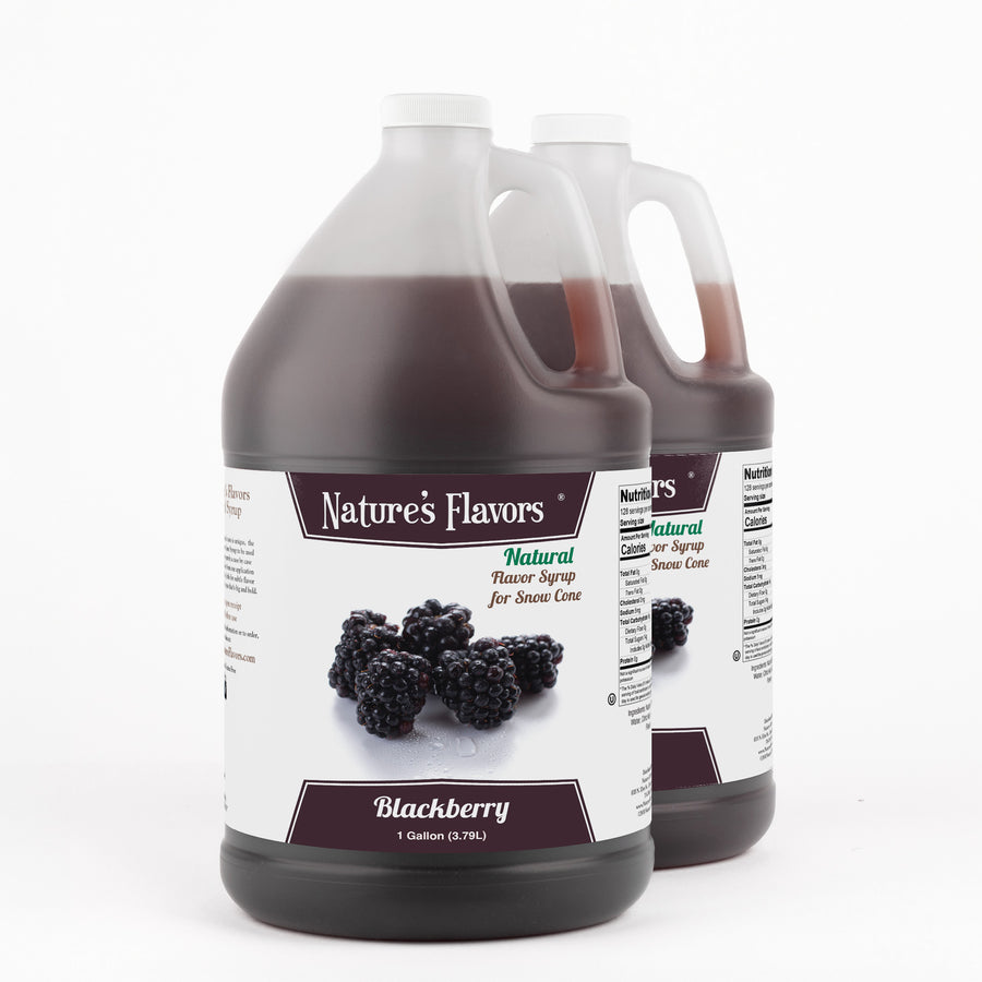Blackberry Snow Cone Syrup, Natural