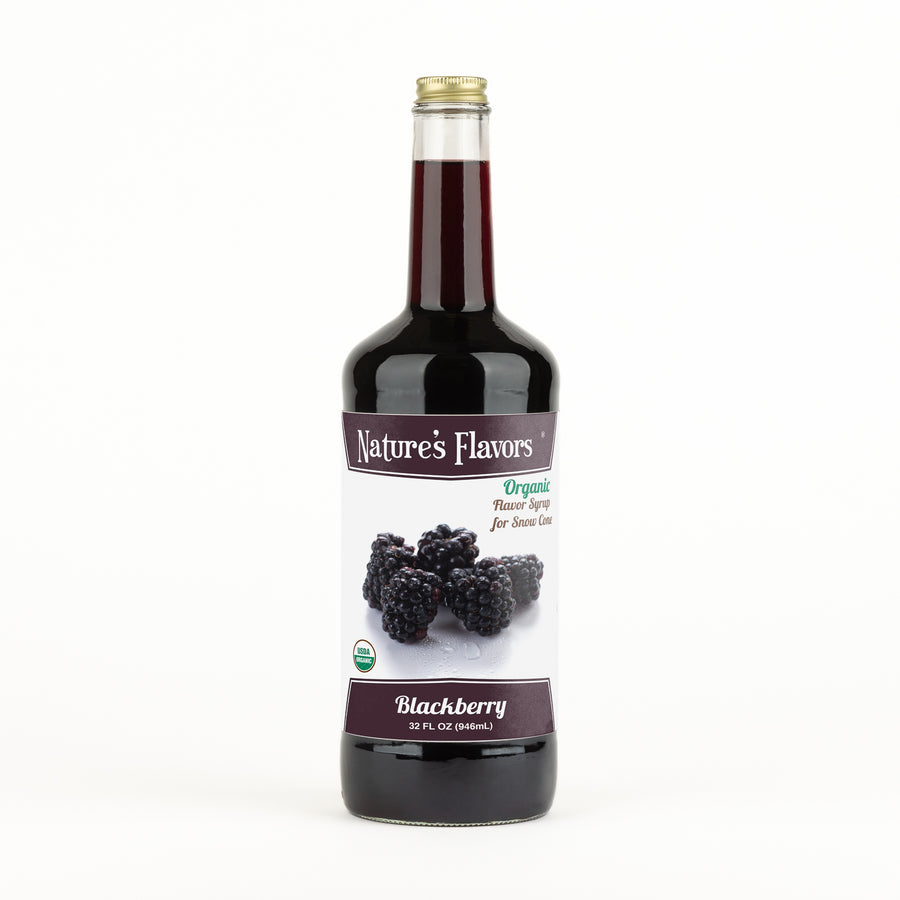 Blackberry Snow Cone Syrup, Organic