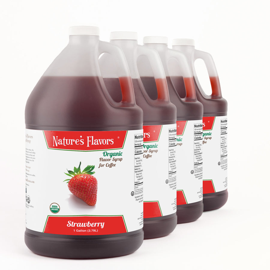 Strawberry Coffee Syrup, Organic