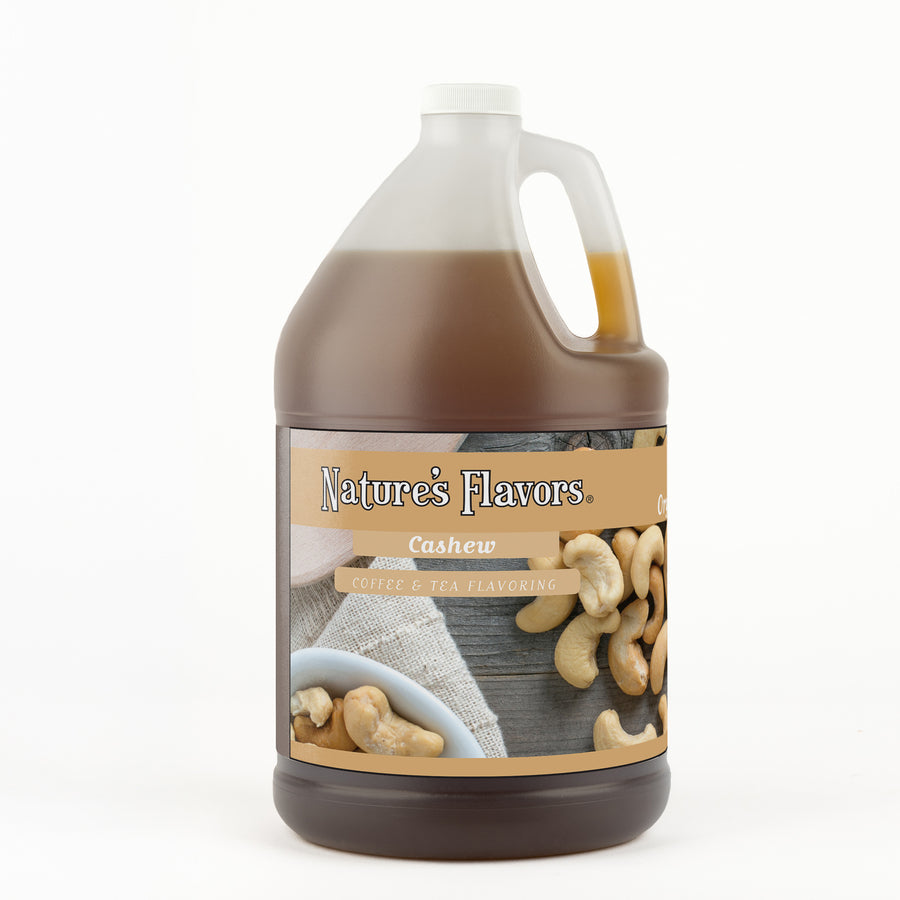 Organic Cashew Coffee and Tea Flavoring Without Diacetyl