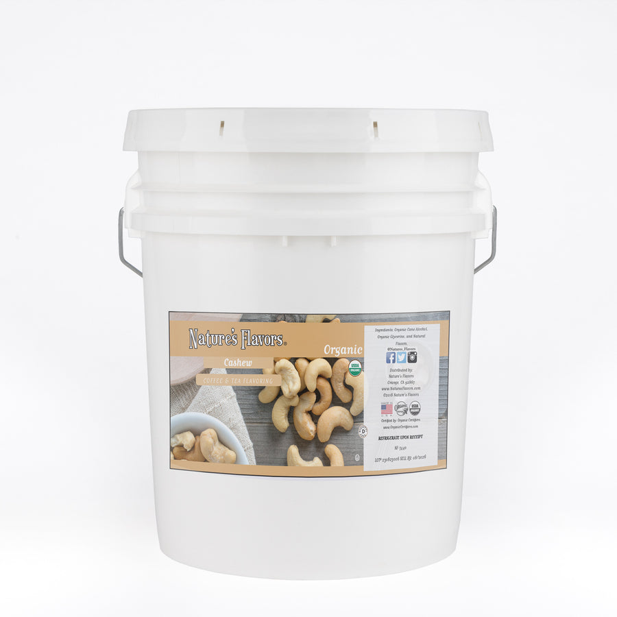 Organic Cashew Coffee and Tea Flavoring Without Diacetyl