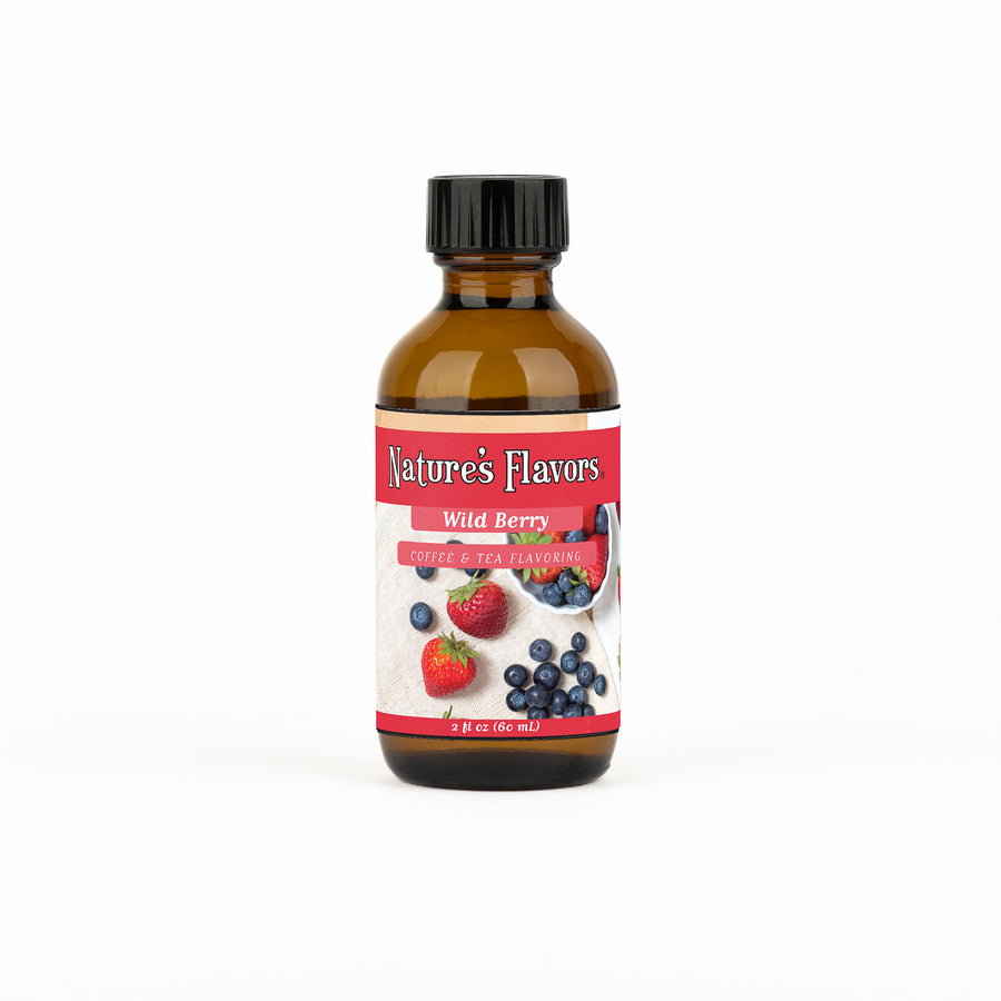 Wild Berry Coffee and Tea Flavoring Without Diacetyl