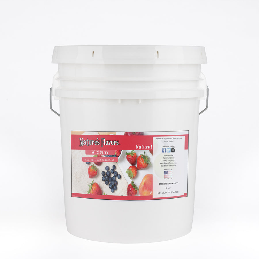 Wild Berry Coffee and Tea Flavoring Without Diacetyl