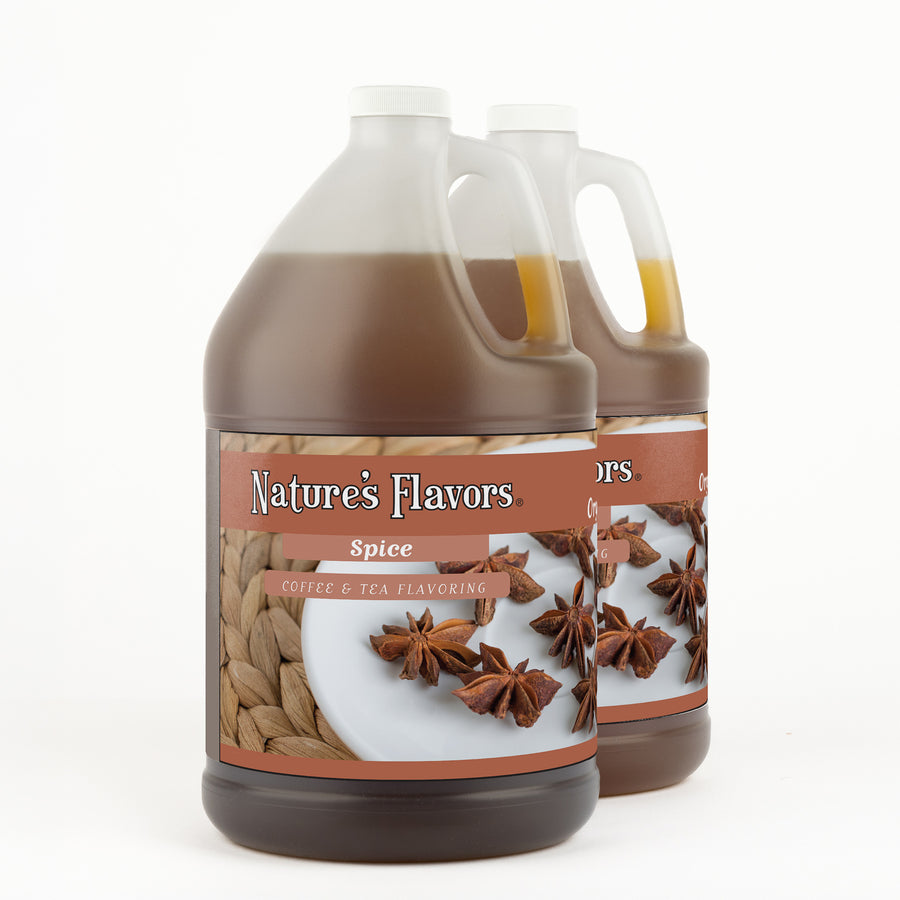 Organic Spice Coffee and Tea Flavor Without Diacetyl