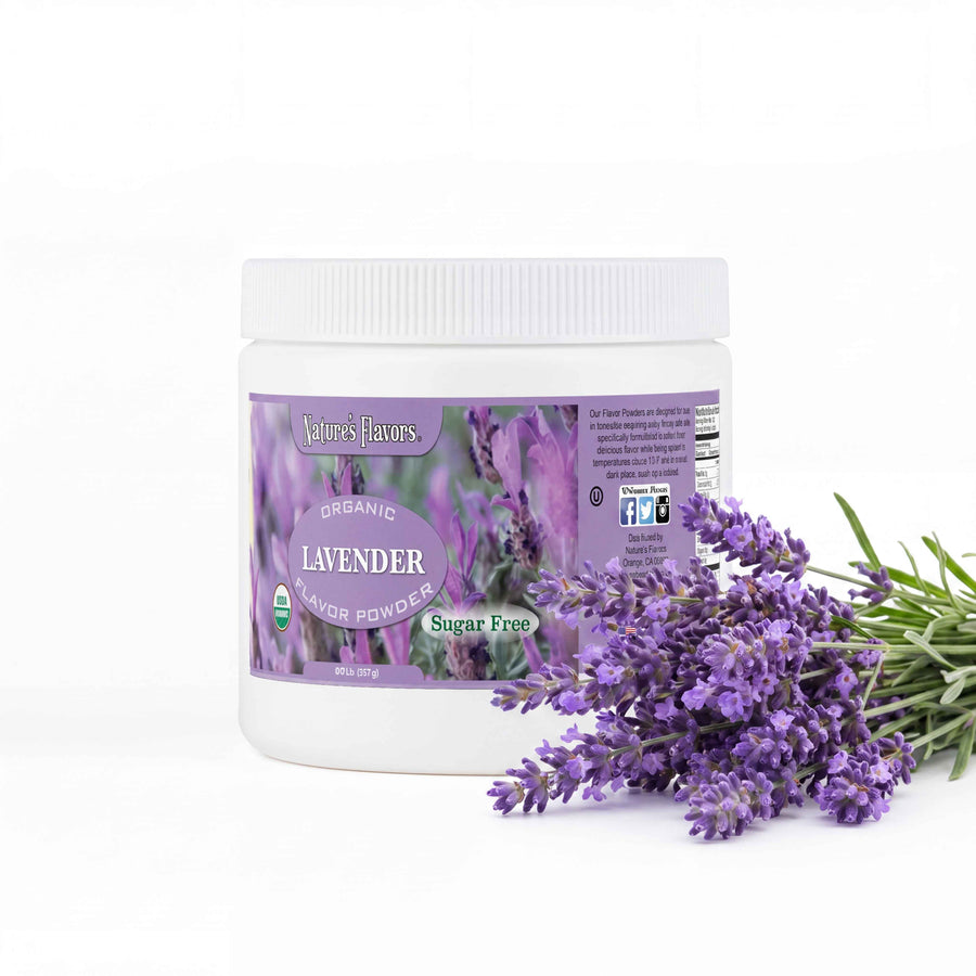 Organic Sugar Free Lavender Flavor Powder