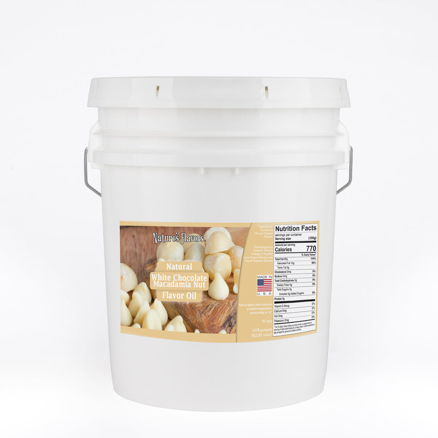 White Chocolate Macadamia Nut Flavor Oil, Natural
