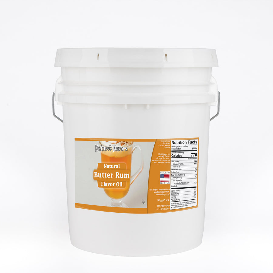 Butter Rum Flavor Oil, Natural