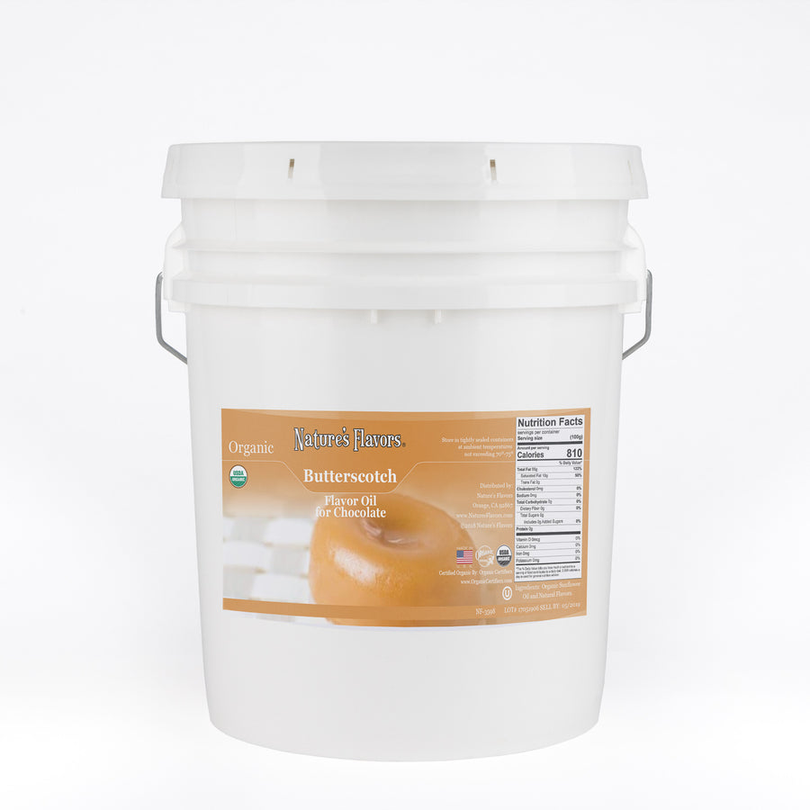 Organic Butterscotch Flavor Oil For Chocolate