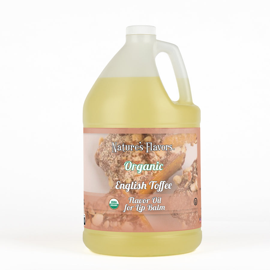 Organic English Toffee Flavor Oil for Lip Balm