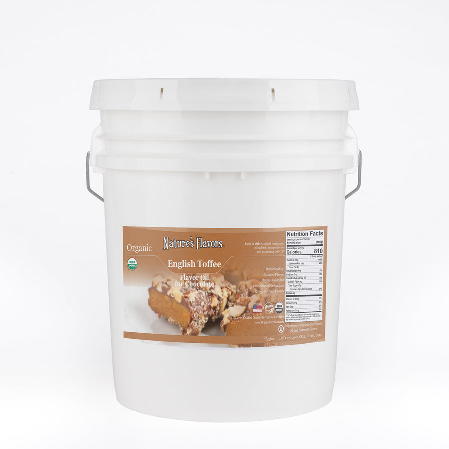 Organic English Toffee Flavor Oil For Chocolate