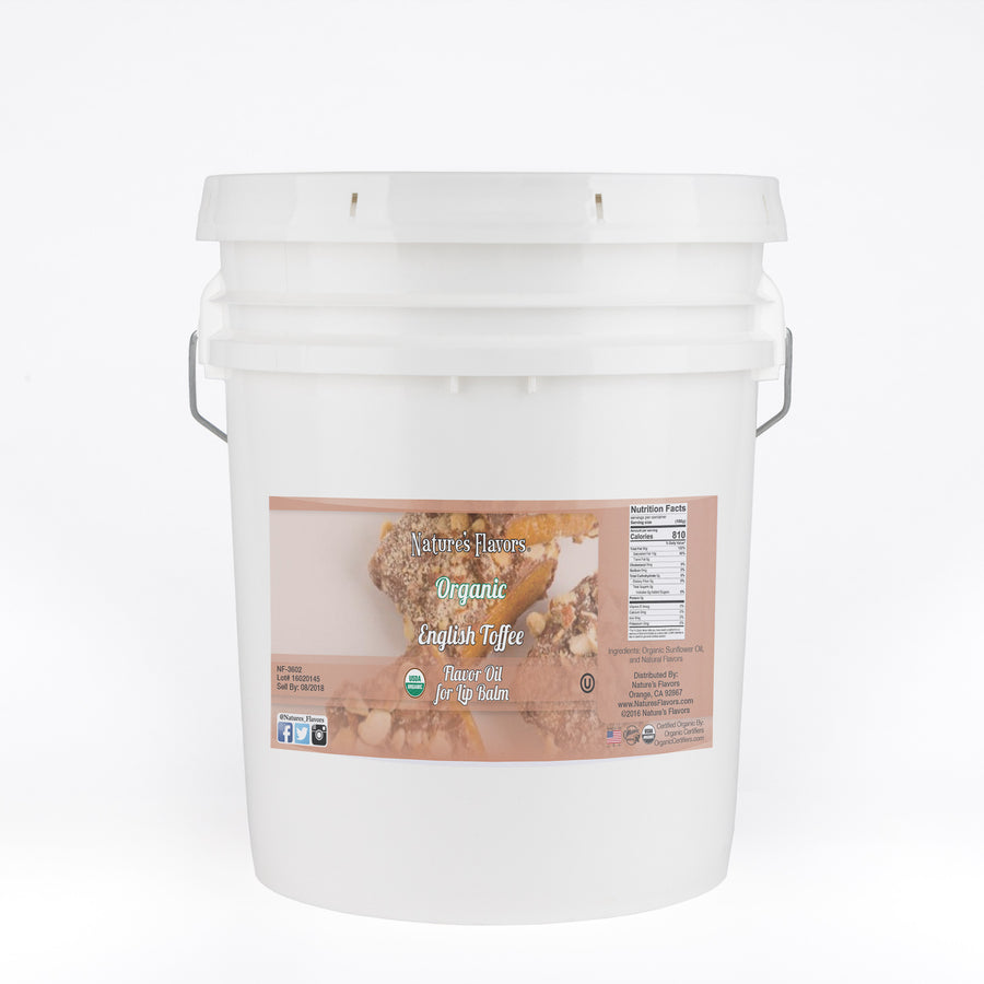 Organic English Toffee Flavor Oil for Lip Balm