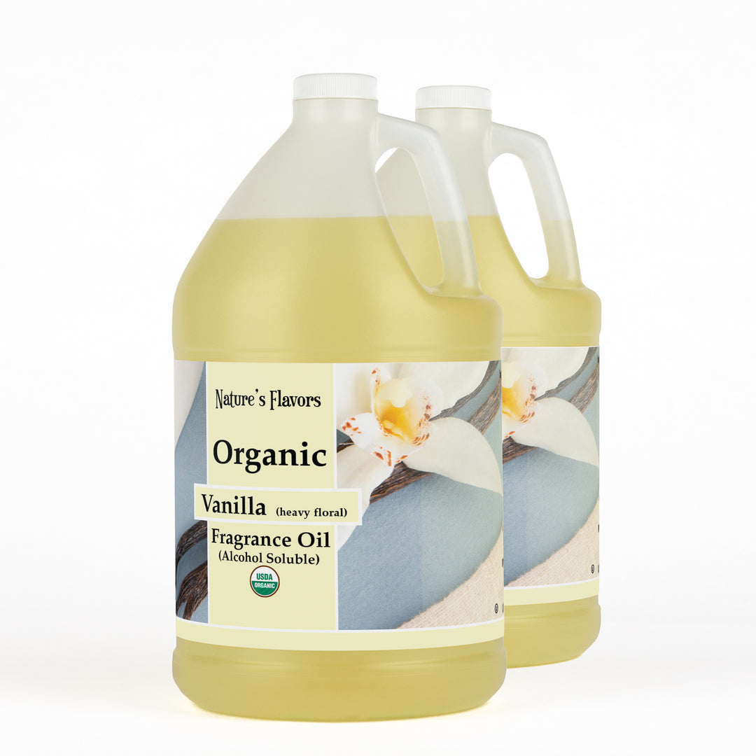 Organic Vanilla Fragrance Oil (Heavy Floral) (Alcohol Soluble)