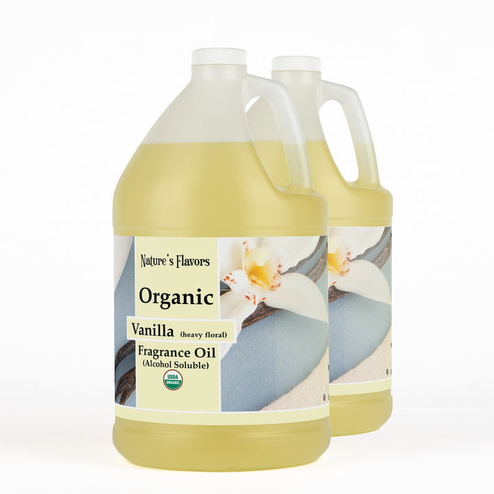 Organic Vanilla Fragrance Oil (Heavy Floral) (Alcohol Soluble)