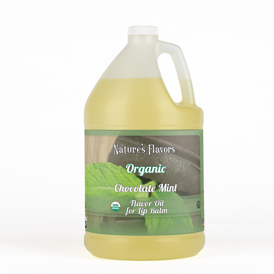 Organic Chocolate Mint Flavor Oil for Lip Balm