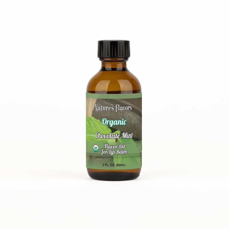 Organic Chocolate Mint Flavor Oil for Lip Balm