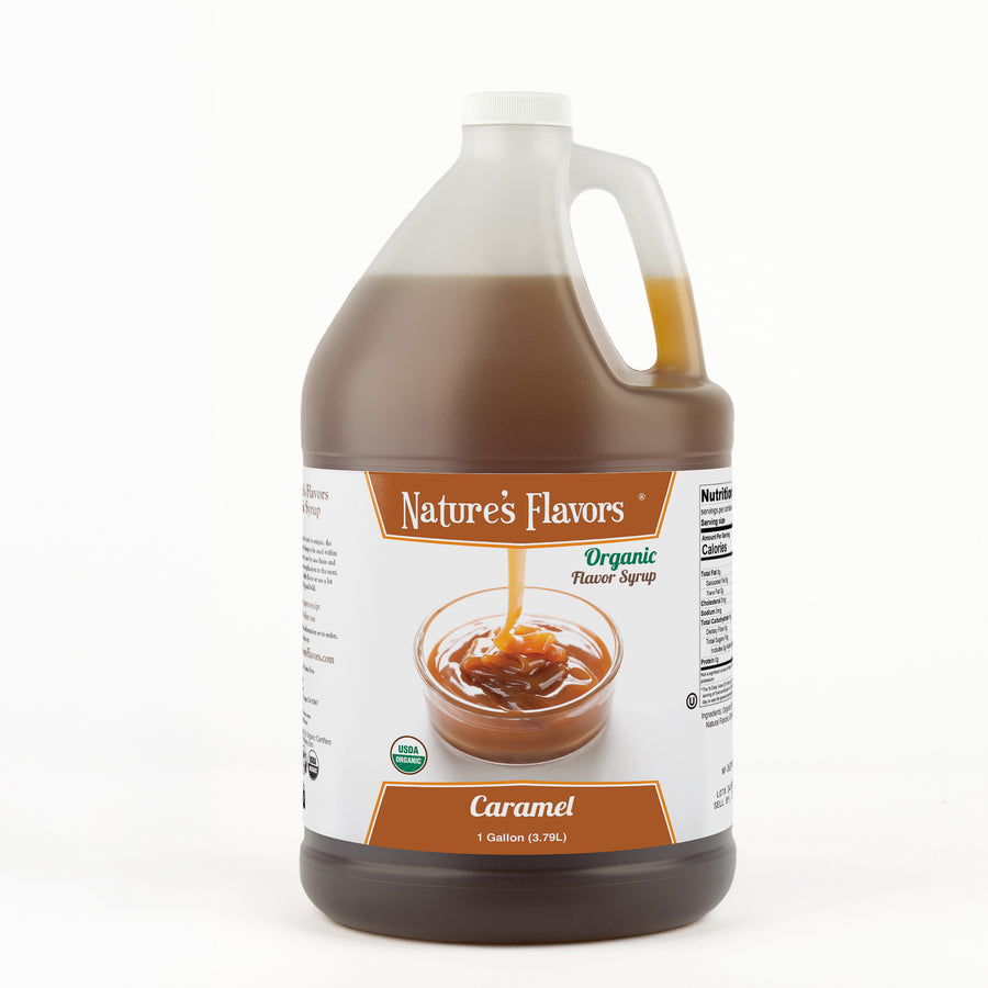 Organic Caramel Coffee Syrup