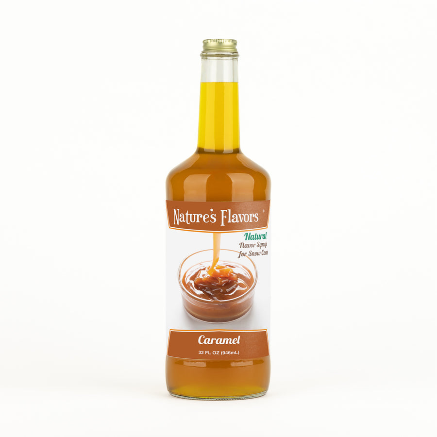 Caramel Snow Cone Syrup, Natural