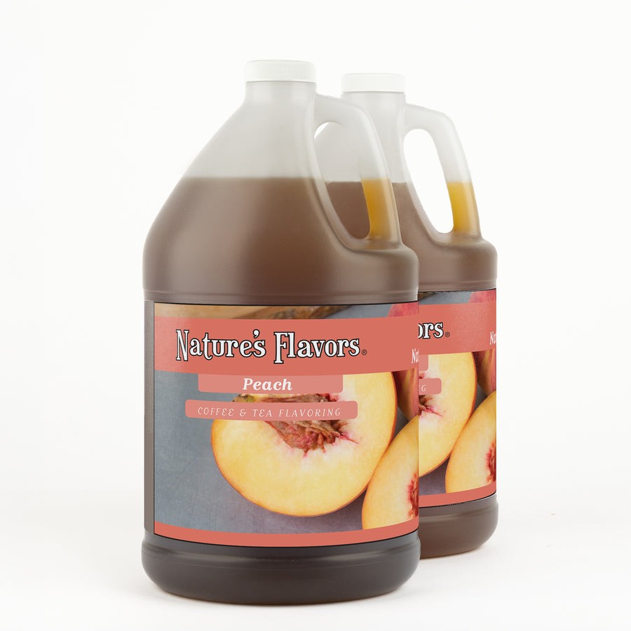 Peach Coffee and Tea Flavoring Without Diacetyl