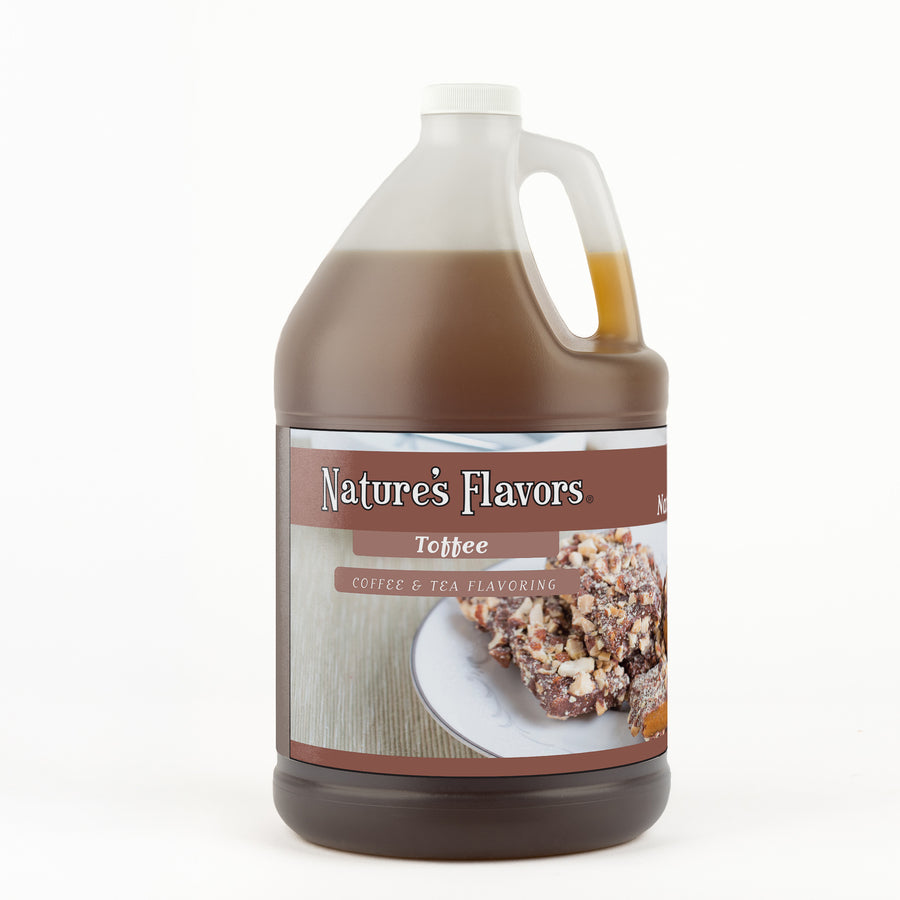 Toffee Coffee and Tea Flavoring Without Diacetyl