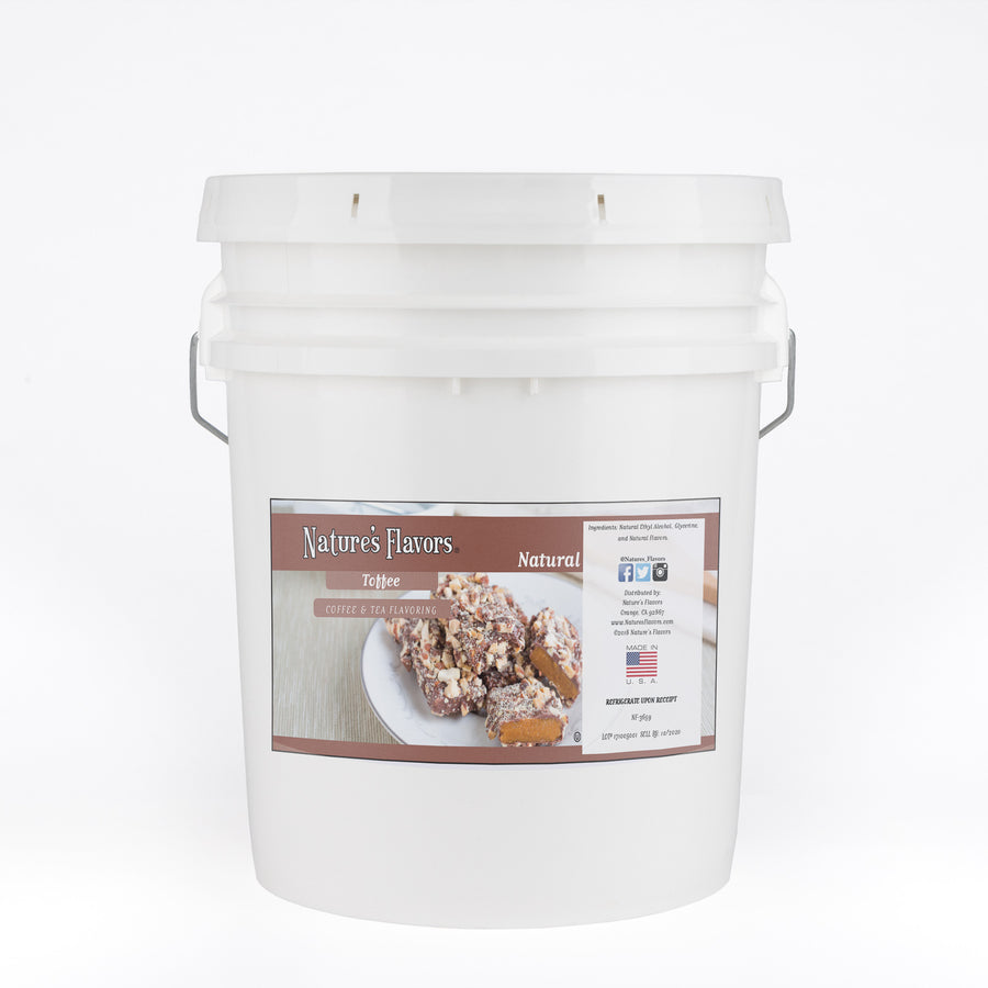 Toffee Coffee and Tea Flavoring Without Diacetyl