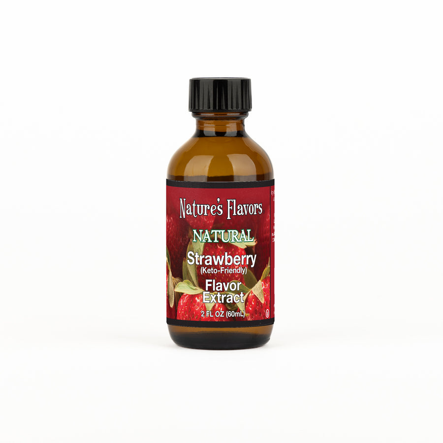 Strawberry Flavored Extract, Keto-Friendly