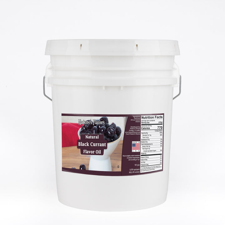 Black Currant Flavor Oil, Natural