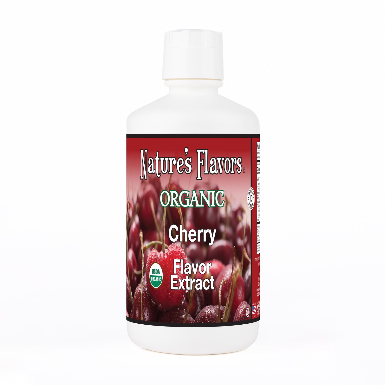 Organic Cherry Flavor Extract Without Diacetyl – Nature's Flavors