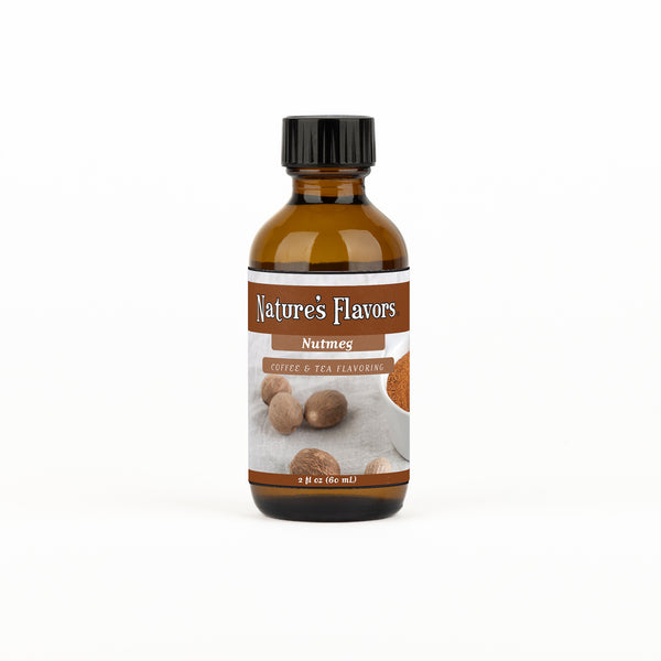 Nutmeg Coffee and Tea Flavoring Without Diacetyl