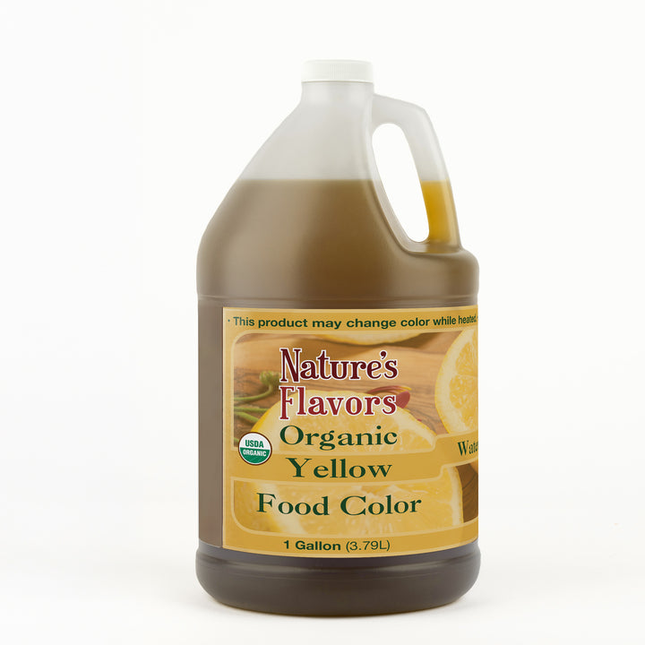 Yellow Food Color, Organic (Water Soluble, Organic, Kosher, Gluten-Free, Vegan) - SFH