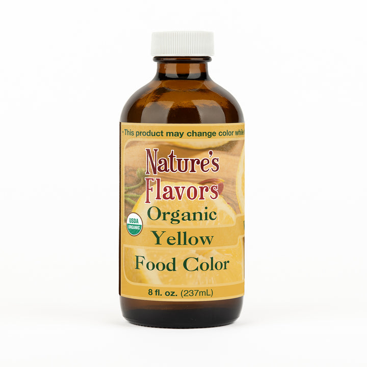 Yellow Food Color, Organic (Water Soluble, Organic, Kosher, Gluten-Free, Vegan)