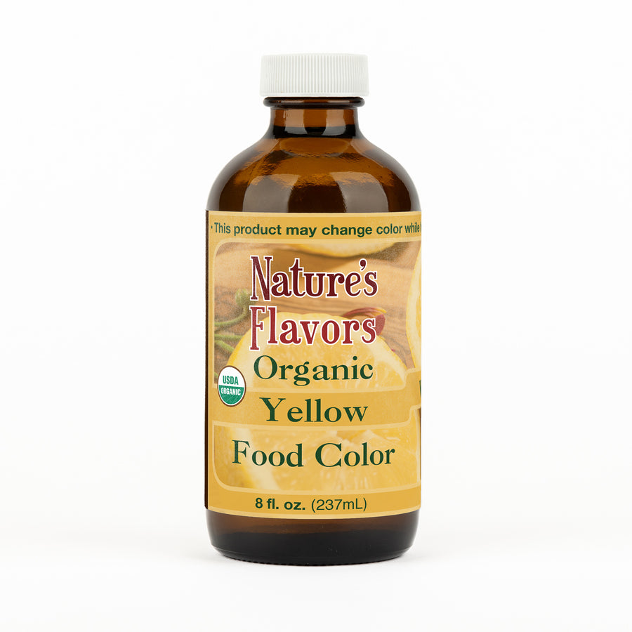 Yellow Food Color, Organic (Water Soluble, Organic, Kosher, Gluten-Free, Vegan)
