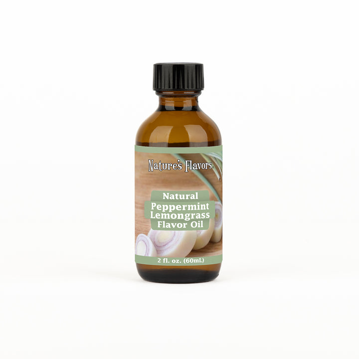 Peppermint Lemongrass Flavor Oil, Natural