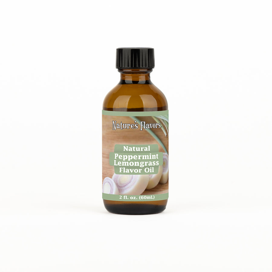 Peppermint Lemongrass Flavor Oil, Natural