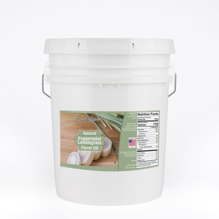 Peppermint Lemongrass Flavor Oil, Natural