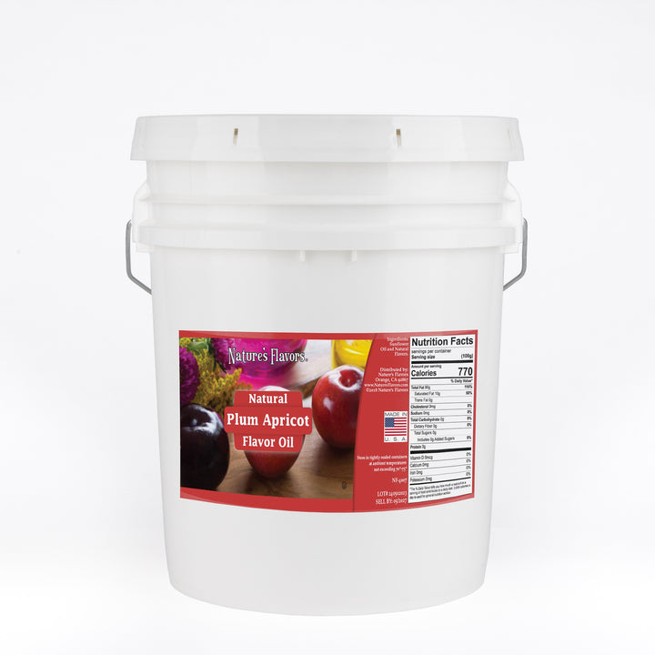 Plum Apricot Flavor Oil, Natural