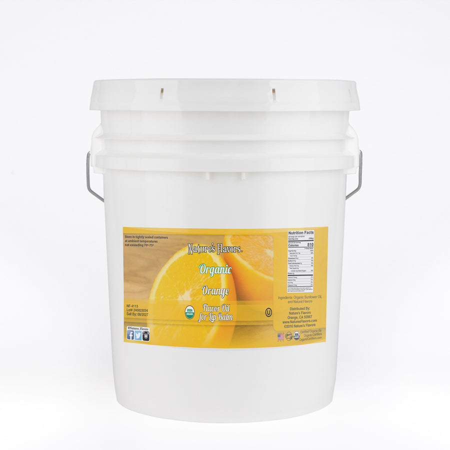 Organic Orange Flavor Oil for Lip Balm