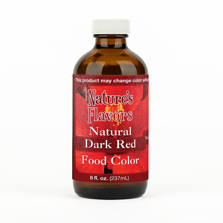 Dark Red Food Coloring (Made with Red Radish & Hibiscus), Natural