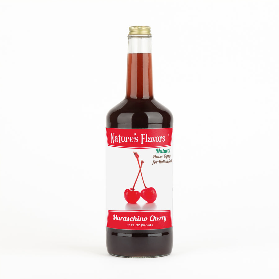 Maraschino Cherry Italian Soda Syrup, Natural