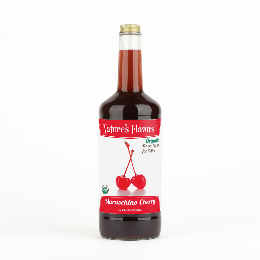 Maraschino Cherry Coffee Syrup, Organic