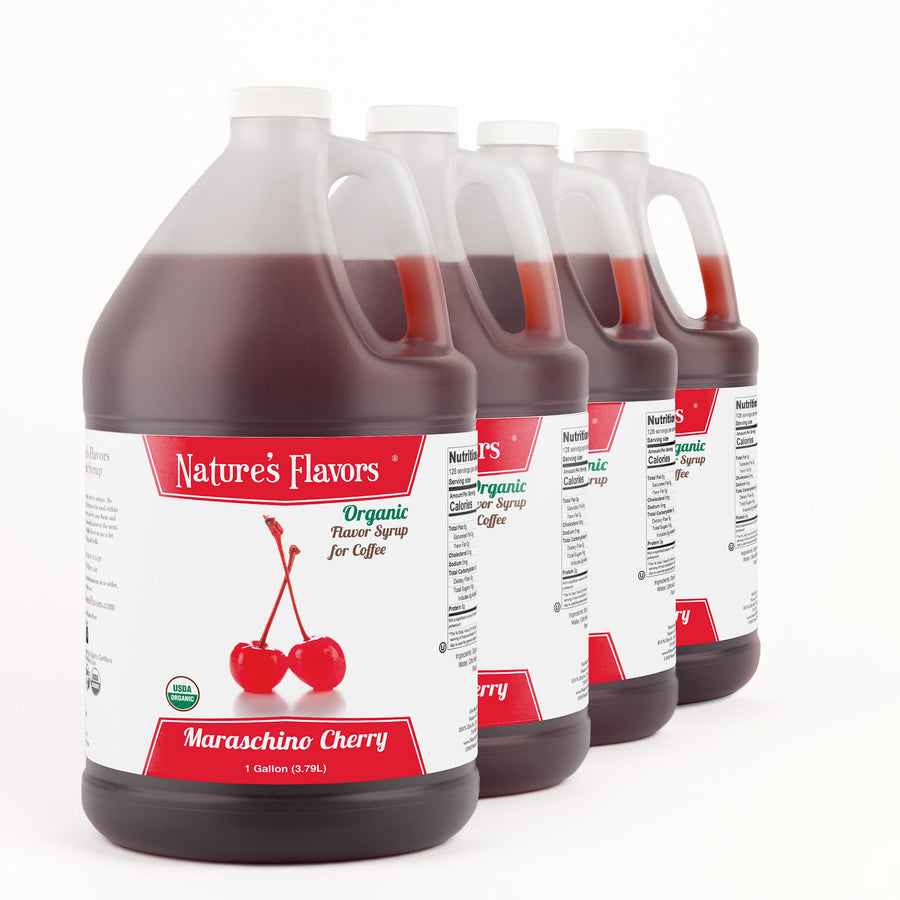 Maraschino Cherry Coffee Syrup, Organic