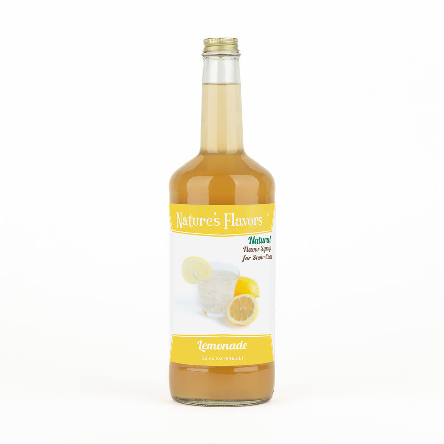 Lemonade Snow Cone Syrup, Natural
