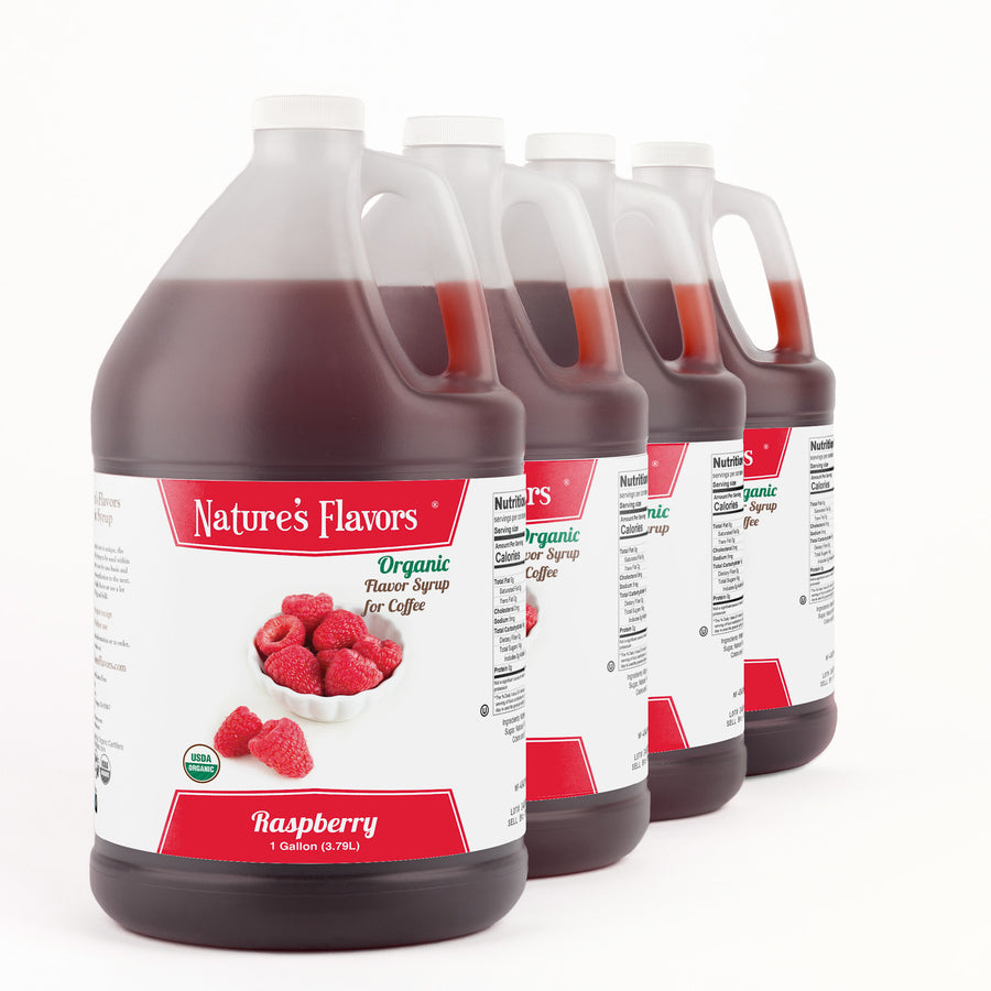 Organic Raspberry Coffee Syrup