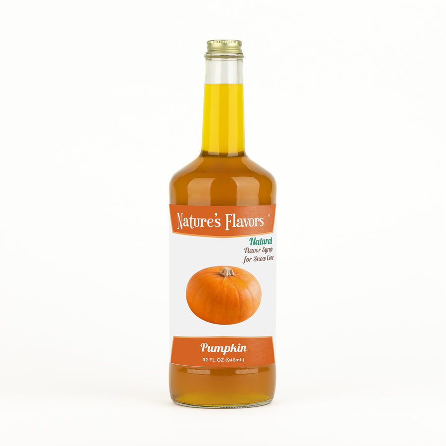 Pumpkin Snow Cone Syrup, Natural