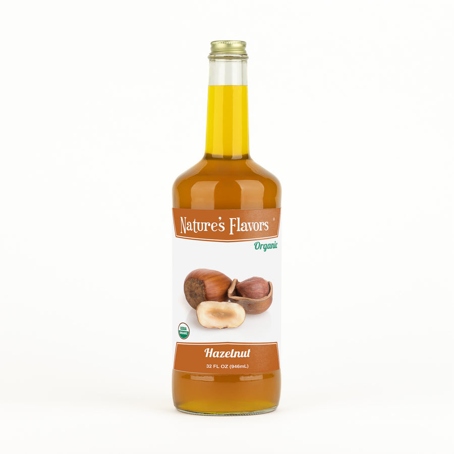 Hazelnut Snow Cone Syrup, Organic